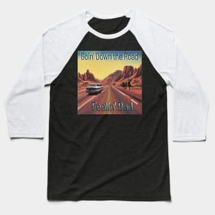 Grateful Dead Parking Lot Art Deadhead handpainted Goin Down the road Desert Retro Baseball T-Shirt